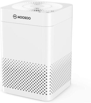 MOOSOO AC03 HEPA AIR PURIFIER CLEANER FOR LARGE ROOM PETS HAIR ODOR DUST ELIMINATOR