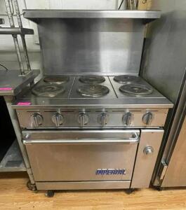 IMPERIAL 6 SEALED ELEMENT ELECTRIC RANGE W/ LOWER OVEN