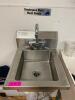 WALL MOUNTED STAINLESS HAND SINK - 2