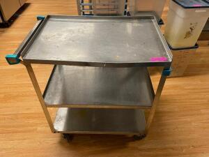 THREE TIER STAINLESS UTILITY CART