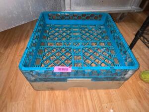 (2) ASSORTED GLASS RACKS