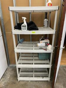 6 FT. SHELVING UNIT WITH CONTENTS