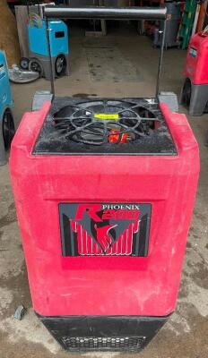 DESCRIPTION: PHOENIX R200 INDUSTRIAL DEHUMIDIFIER BRAND / MODEL: PHOENIX R200 ADDITIONAL INFORMATION 110/120 VOLT, PHASE. RETAILS NEW FOR $2600 LOCATI