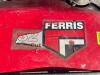 DESCRIPTION: FERRIS 32" HYDROSTATIC GAS POWERED LAWN MOWER BRAND / MODEL: FERRIS ADDITIONAL INFORMATION WILL START WITH ETHER, WILL NOT STAY RUNNING. - 9