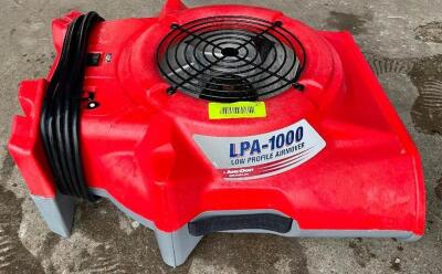 DESCRIPTION: JON DON LPA-1000 LOW PROFILE AIR MOVER BRAND / MODEL: JON DON OE-LPA1000 ADDITIONAL INFORMATION RETAILS FOR $240 NEW LOCATION: WASH ROOM