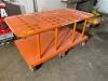 DESCRIPTION: NATIONAL CART & CO 60" HEAVY DUTY MATERIAL CART BRAND / MODEL: FLC-3054-THD-RMH SIZE 60" LOCATION: PAINT ROOM QTY: 1 - 3