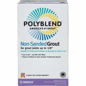 POLYBLEND 10 LB. NATURAL GRAY NON-SANDED TILE GROUT