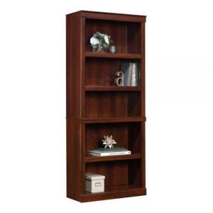 REALSPACE 72"H 5-SHELF BOOKCASE, MULLED CHERRY