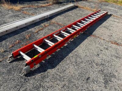 DESCRIPTION: WERNER 32' EXTENSION LADDER BRAND / MODEL: WERNER D6232-2 ADDITIONAL INFORMATION 300 LB. CAPACITY SIZE 32' LOCATION: SECOND WAREHOUSE QTY