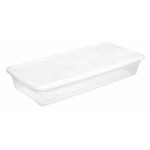 DESCRIPTION (2) STERILITE UNDERBED BOX BRAND/MODEL 19608006 ADDITIONAL INFORMATION CLEAR & WHITE/CAPACITY: 41 QT./RETAILS AT $31.15 EACH SIZE 34-7/8"L