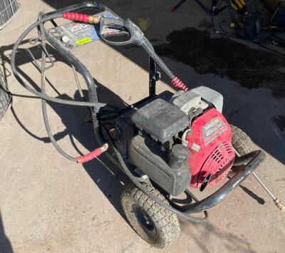 DESCRIPTION: EXCELL 2500 PSI GAS POWERED PRESSURE WASHER BRAND / MODEL: EXCELL ADDITIONAL INFORMATION HAS COMPRESSION LOCATION: SECOND WAREHOUSE QTY: