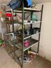 DESCRIPTION: (2) 36" X 14" METAL SHELVES W/ CONTENTS - ASSORTED TOOLING LOCATION: PAINT ROOM THIS LOT IS: ONE MONEY QTY: 1