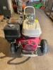 DESCRIPTION: GAS POWERED PRESSURE WASHER W/ GUN. BRAND / MODEL: LS4040G.3 ADDITIONAL INFORMATION NO HOSE INCLUDED. HAS COMPRESSION LOCATION: PAINT ROO - 4