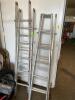 DESCRIPTION: 24' ADJUSTABLE ALUMINUM LADDER ADDITIONAL INFORMATION 4 SECTIONS LOCATION: SECOND WAREHOUSE QTY: 1