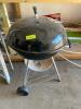 DESCRIPTION: WEBER CHARCOAL BBQ GRIL BRAND / MODEL: WEBER ADDITIONAL INFORMATION W/ PARTIAL BAG OF CHARCOAL LOCATION: SECOND WAREHOUSE QTY: 1