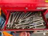 DESCRIPTION: CRAFTSMAN TOOL ORGANIZER W/ CONTENTS - ASSORTED HAND TOOLS BRAND / MODEL: CRAFTSMAN ADDITIONAL INFORMATION SEE ADDITIONAL PHOTOS LOCATION - 3