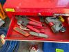 DESCRIPTION: CRAFTSMAN TOOL ORGANIZER W/ CONTENTS - ASSORTED HAND TOOLS BRAND / MODEL: CRAFTSMAN ADDITIONAL INFORMATION SEE ADDITIONAL PHOTOS LOCATION - 2