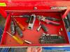 DESCRIPTION: CRAFTSMAN TOOL ORGANIZER W/ CONTENTS - ASSORTED HAND TOOLS BRAND / MODEL: CRAFTSMAN ADDITIONAL INFORMATION SEE ADDITIONAL PHOTOS LOCATION - 3