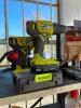 DESCRIPTION: (2) CORDLESS RYOBI DRILLS, (3) BATTERIES, AND (1) CHARGER BRAND / MODEL: RYOBI LOCATION: WAREHOUSE QTY: 1 - 2