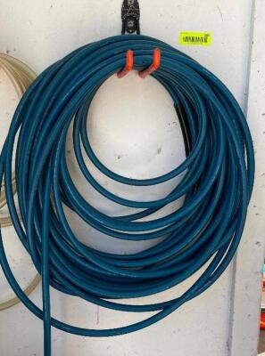 DESCRIPTION: 3/8" BLUE AIR HOSE 50' LOCATION: WAREHOUSE QTY: 1