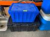 DESCRIPTION: (2) PLASTIC TOTES W/ CONTENTS - ASSORTED SHOP VAC HOSES AND ATTACHMENTS LOCATION: WAREHOUSE THIS LOT IS: ONE MONEY QTY: 1 - 2