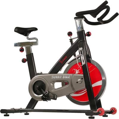 BELT DRIVE INDOOR CYCLING BIKE WITH HEAVY 49 LB FLYWHEEL