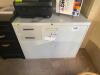 DESCRIPTION: (2) ASSORTED METAL FILE CABINETS LOCATION: OFFICE THIS LOT IS: ONE MONEY QTY: 1