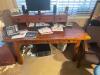 DESCRIPTION: 60" HARDWOOD DESK W/ RISER ORGANIZER. ADDITIONAL INFORMATION CONTENTS ARE NOT INCLUDED. LOCATION: OFFICE QTY: 1