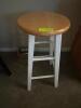 DESCRIPTION: 30" WOODEN BAR STOOL LOCATION: OFFICE QTY: 1