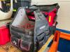 DESCRIPTION: (2) ASSORTED RED AND BLACK CANVAS TOOL ORGANIZERS. LOCATION: WAREHOUSE THIS LOT IS: ONE MONEY QTY: 1 - 2