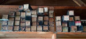 DESCRIPTION: APPROX 60 PLAYER PIANO ROLLS LOCATION: HOUSE THIS LOT IS: ONE MONEY QTY: 1