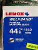 LENOX TOOLS PORTABLE BAND SAW BLADES, 44-7/8" X 1/2" X .020", 14 TPI, 5-PACK - 2