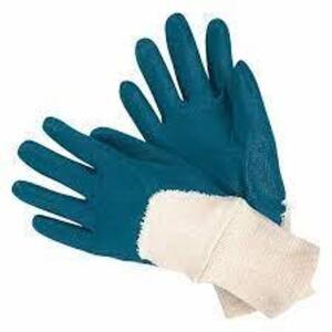 DESCRIPTION: (24) PAIRS OF COATED GLOVES BRAND/MODEL: MCR SAFETY #48GK15 INFORMATION: WHITE AND BLUE RETAIL$: $3.26 PER PAIR SIZE: L QTY: 24