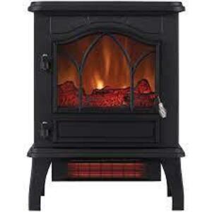 DESCRIPTION: (1) INFRARED STOVE HEATER BRAND/MODEL: CHIMNEYFREE #CFI-470-12-01 INFORMATION: BLACK RETAIL$: $84.00 EA QTY: 1