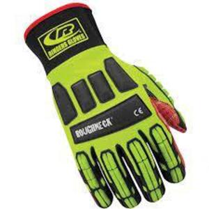 DESCRIPTION: (6) CUT RESIST GLOVES BRAND/MODEL: RINGERS GLOVES #21TF54 INFORMATION: SAFETY GREEN RETAIL$: $12.91 EA SIZE: SIZE XL QTY: 6