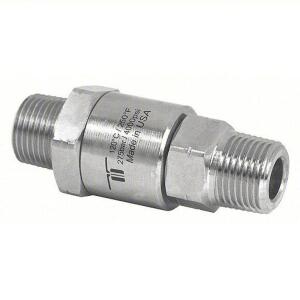 DESCRIPTION: (2) ROTARY UNION BRAND/MODEL: MOSMATIC #45NF28 INFORMATION: SINGLE FLOW RETAIL$: $88.39 EA SIZE: 1/2" X 3/8" QTY: 2