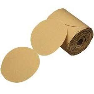 DESCRIPTION: (6) ROLLS OF (175) GOLD PAPER DISC BRAND/MODEL: 3M STIKIT #96434 RETAIL$: $137.00 EA SIZE: 6IN QTY: 6