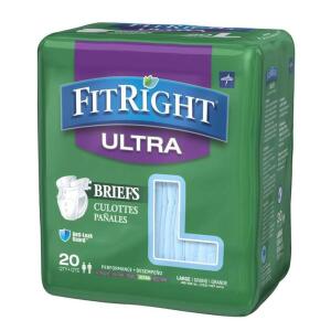 MEDLINE FITRIGHT ULTRA ADULT BRIEFS 4PK