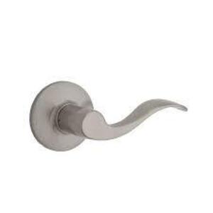 DESCRIPTION: (4) PASSAGE LEVER DOOR KNOBS BRAND/MODEL: SAFE LOCK #9SL10000-043 INFORMATION: SATIN NICKEL RETAIL$: $16.20 EA QTY: 4