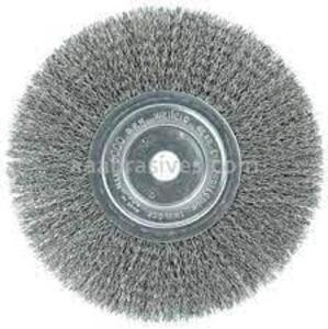 DESCRIPTION: (4) CRIMPED WIRE WHEEL BRAND/MODEL: WEILER/01178 INFORMATION: SILVER RETAIL$: $24.47 EA SIZE: 8"DIAM QTY: 4