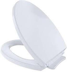 DESCRIPTION: (1) ELONGATED SOFT CLOSE SEAT BRAND/MODEL: TOTO #SS114 INFORMATION: #01-COTTON (WHITE) RETAIL$: $53.77 EA QTY: 1