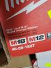 DESCRIPTION: (1) RAPID CHARGE BATTERY STATION BRAND/MODEL: MILWAUKEE #48-59-1807 INFORMATION: RED RETAIL$: $229.00 EA SIZE: M18 AND M12 QTY: 1 - 3