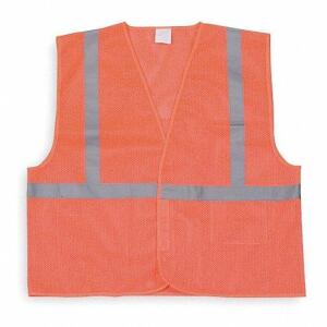 DESCRIPTION: (1) CASE OF (50) HIGH VISIBILITY VEST BRAND/MODEL: CONDOR #1YAD5 INFORMATION: ORANGE RETAIL$: $9.45 PER VEST SIZE: L QTY: 1