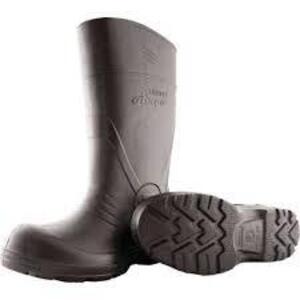 DESCRIPTION: (1) PAIR OF RUBBER BOOTS INFORMATION: BLACK RETAIL$: $60.00 EA SIZE: SIZE 11 QTY: 1