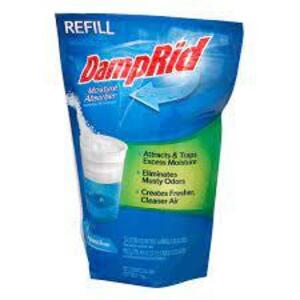 DESCRIPTION: (2) MOISTURE ABSORBER BRAND/MODEL: DAMPRID RETAIL$: $6.00 EA SIZE: 2LB 10 OZ QTY: 2