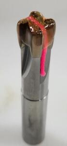 DESCRIPTION: (2) PCD REGROUND CARBIDE END MILL BRAND/MODEL: SIEM TOOL M102807 RETAIL$: $ 20.96 EA QTY: 2