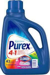 DESCRIPTION: (1) BRIGHT CLEAN LAUNDRY DETERGENT BRAND/MODEL: PUREX INFORMATION: MOUNTAIN BREEZE RETAIL$: $10.00 EA SIZE: 115 LOADS QTY: 1