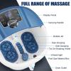 FOOT BATH SPA MASSAGER WITH HEAT BUBBLES, HEATED FOOT SPA WITH MOTORIZED SHIATSU MASSAGE ROLLERS, FOOT CARE PEDICURE SPA MACHINE WITH TIME & TEMPERATURE CONTROL, HOME USE, PAIN AND STRESS RELIEF - 4