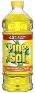 DESCRIPTION: (2) MULTI-SURFACE CLEANER BRAND/MODEL: PINE SOL INFORMATION: LEMON RETAIL$: $12.38 EA SIZE: 60 FL OZ QTY: 2