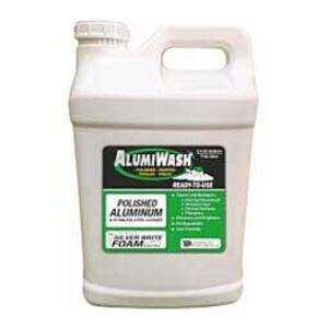 DESCRIPTION: (1) ALUMINUM AND STAINLESS STEEL CLEANER BRAND/MODEL: ALUMIWASH RETAIL$: $43.95 EA SIZE: 2.5 GALLON QTY: 1